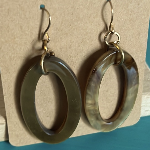 New 7 Pair Collection Multi Color Fashion Drop Hoop Button Chandelier Earrings - Picture 12 of 15